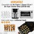 INFRAOVENS Air Fryer Rack for Cosori 12-in-1 Air Fryer Toaster Oven Combo with Rotisserie, 32qt Stainless Steel Accessories for CO130-AO Airfryer Skewer Stand and Rib BBQ Rack with Silicone Liner by INFRAOVENS