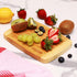 Joyce Chen Small Burnished Bamboo Cutting Board, 6x9 Inches