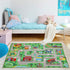 5.2x3.3 Yincimar Kids Play Rug for Playroom ft Town City Road Map Car Mat Play Mat Educational Learning Carpet Area Rug