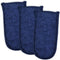 DII Basic Terry Collection Quilted 100% Cotton, Nautical Blue, Pan Handle, 3 Piece