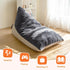 MAXYOYO Kids Bean Bag Chair, Stuffed Bean Bag with Handle for Boys and Girls, Two-Tone Design Child Lazy Chair