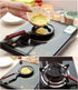 YIKANGHENG Mini Frying Pan, 4.8 Inch Heart Shape Iron Egg and Omelet Pan with Nonstick Coating for Kitchen (Heart)