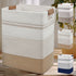 DOFASAYI Laundry Hamper, 85L Large Basket with Leather Handles, Decorative Storage for Blankets, Clothes Hamper