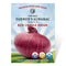 The Old Farmer's Almanac Red Creole Onion Seeds - Heirloom, Non-GMO, Premium Quality, Open Pollinated, Spicy-Sweet