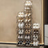 4 YYW Narrow Shoe Rack Vertical Shoes Rack for Entryway Corner Shoe Storage Organizer for Small Spaces Transparently