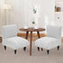 Armless Armless 1PC) Accent Chair Cover Stretch Leaf Jacquard Chair Covers for Living Room Slipper Chair Slipcover