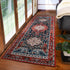 YJ.GWL Area Rug 2x6 - Washable Non-Slip Hallway Runner Rug, Vintage Red Carpet for Bedroom, Kitchen, Bathroom