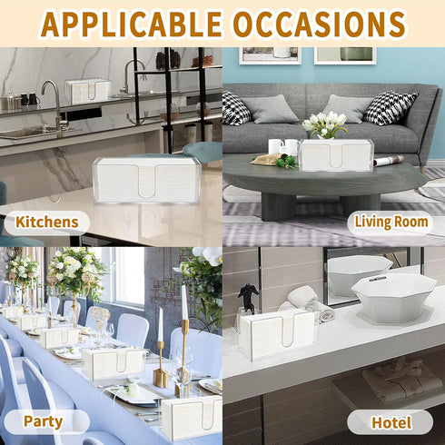 1 Pack Countertop 5mm (1) Acrylic Paper Towel Holder, Napkin Dispenser for C-Fold, Multi-Fold & Trifold Paper Towels