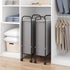 50L 7.9 ELYKEN Slim Laundry Hamper with Lid, Small Rolling Laundry Basket on Wheels, Narrow Dirty Cloth Cart