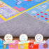 4x5 Kids Rugs for Playroom - Soft & Non-Slip Feet Educational Rug for Learning ABC Alphabet, Numbers, Shapes & Map