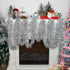 DECORA 33 Feet Silver Tinsel Garland, Metallic Hanging Tinsel for Christmas Tree Home and Party Decoration