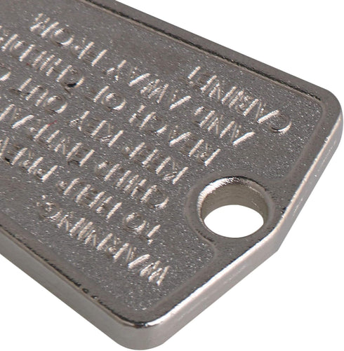 RDEXP Freezer Door Keys Set of 4, 1.77x0.98inch Replaces AP6012757 AP2940188 WP842177