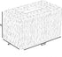 Water Hyacinth Wicker Rectangular Tissue Box Cover, Tall