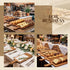 6 16.1 4.7 Inch Nuenen Pcs Wood Cutting Board with Handle x Acacia Bamboo Wooden Serving Kitchen Chopping Boards