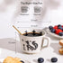 11 oz (Set 4, Ceramic Coffee Mug, Small Novelty Unique Teacup with Handle, Stoneware Cup for Tea Mocha Latte Cappuccino