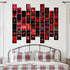 50PCS Red Neon Aesthetic Pictures Wall Collage Kit, Neon Red Photos Collections for Dorm Decors (Trendy Wall Prints)