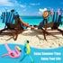 4 Pieces Beach Towel Clip, Jumbo Size Chair Clips, Towel Holder Clothes Pegs for Cruise, Patio, Pool Holiday Vacations