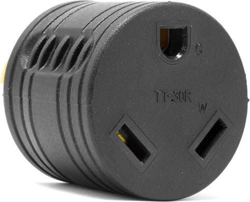 WEN GNA030 NEMA L5-30P Twist-Lock Power Plug to TT-30R Ready Outlet, 120V 30-Amp Generator Adapter