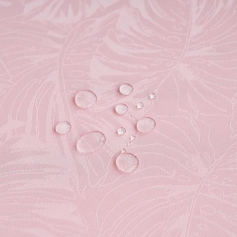 40 Inch 26" Round Valentines Tablecloth Pink Jacquard Small Table Cloths Up to Dia Tables Waterproof Washable Soft