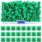 Swpeet 150Pcs Green Plastic Clothes Hanger Size Markers Assortment Kit, XL
