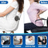 Lumbar Roll Support Pillow for Office Chair, Car, Gaming Chair, Memory Foam Back Cushion for Back Pain Relief, Grey