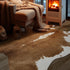 4.6 5.2ft, BENRON Premium Faux Cowhide Rug, Cow Print, Rustic Western Rugs for Living Room Bedroom, Irregular Animal
