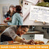 50 Pcs Recipe Cards for Bridal Shower - 4x6 Double-Sided Blank Notecards with Wooden Recipe Box