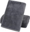 KinHwa Microfiber Hand Towels for Bathroom, Soft and Absorbent Face Towels, 2 Pack Gray