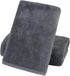 KinHwa Microfiber Hand Towels for Bathroom, Soft and Absorbent Face Towels, 2 Pack Gray