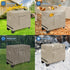 52 Inch 600D SIRUITON Outdoor Bar Cart Cover for BBQ Food Prep Table, Heavy Duty Oxford Fabric Outdoor Dining