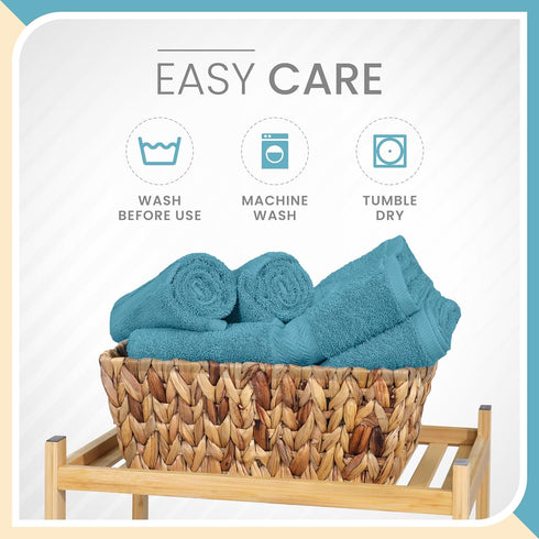 6-Piece 100% Set 100% 2 2 2 Martex Luxury Cotton Towel | Quick Dry | Super Absorbent | Super Soft Ringspun Cotton