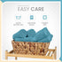 6-Piece 100% Set 100% 2 2 2 Martex Luxury Cotton Towel | Quick Dry | Super Absorbent | Super Soft Ringspun Cotton