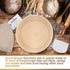 9 Inch Bread Banneton Proofing Basket - Baking Bowl Dough Gifts for Bakers Proving Baskets for Sourdough Bread Scraper