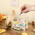 Coffee Filter Holder, Reusable Clear Storage Container with Bamboo Lid, Stylish Dispenser for Kitchen Countertop