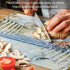 Cut N' Funnel Coastal Sanctuary Designer Flexible Plastic Cutting Board Mat, 15" x 11.5", Made in the USA