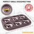 Donut Pan by Dohnuts, Premium 6 Cup Non-Stick Mini Doughnut and Bagel Maker