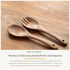 Muso Wood Acacia Salad Servers, 10-inch Set of 2 (Acacia Salad Servers)
