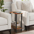 TB01BB062 TUTOTAK Small Side Table, Narrow End Table, Skinny Sofa Table, Slim Nightstand, Couch Table, Living Room, Bed
