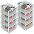 Heavy Duty Vinyl Zippered Closet Storage Bags - Clear for Sweaters, Blankets, Arts & Crafts, Toys, 8-Pack