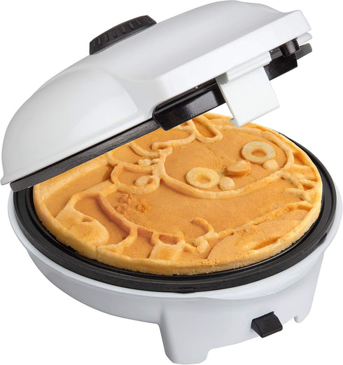 Narwhal Electric Waffle Maker - Removable Unicorn Plate, Non-Stick Waffler, Adjustable Temp, Makes 8" Waffles