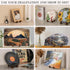 Plate Display Stand, 6 Inch Wood Holder for Decorative Picture Frame, Dish, Photo, Plaque, Platter