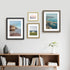 FrameWorks 2-Pack Black Wooden Shadow Box Picture Frames, 4” x 6” with Removable White Mat for Photos
