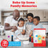 6-12+ Baketivity Rainbow Bagel Kids Baking Kit - Baking Kits for Kids with Premeasured Ingredients, Step-By-Step