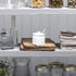 WM Bartleet & Sons 1750 T165 Traditional Porcelain Sugar/Jam/Mustard Pot with Lid & Spoon, 24 oz, White