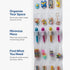 ZOBER Over the Door Shoe Organizer with 24 Pockets - Hanging Shoe Rack for Closet, Pantry Storage