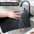Coffee Mat, 16" x 24" Extra Absorbent Drying Mat for Dishes, Easy to Clean for Coffee Bar Countertop