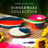 Melamine Side Plates Set of 4, Chip and Break-Resistant, Durable Salad Plates for Indoor and Outdoor, Dishwasher Safe