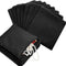 Sanwuta 8 Pcs Anti Tarnish Silver Storage Bags, Jewelry Protector Pouches (Black, 5.9 x 5.9 Inch)