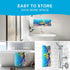 40''x16'' XIYUNTE Baby Bath Mat for Tub Non Slip Kids Bath Mat - Extra Long Cartoon Turtle Baby Bath Tub Mat