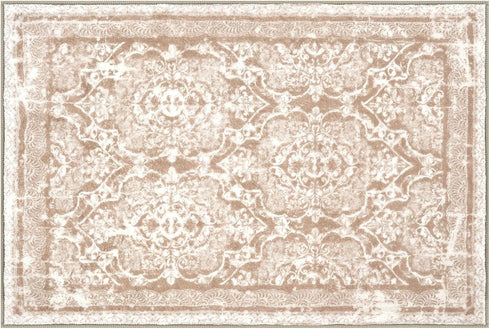 Vaukki Vintage Shaggy Hallway Runner Rug, Non Slip Washable Entryway Mat for Bathroom and Bedroom